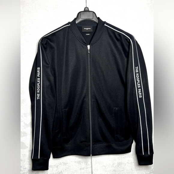 The Kooples Logo Embroidered ~ Front Zip Jacket, MEN, Relaxed fit - Picture 1 of 9